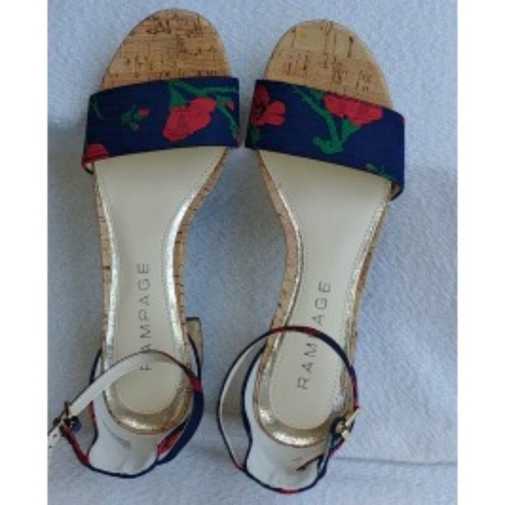 Navy & Poppy Shoe
